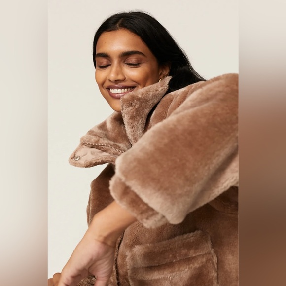 Blank NYC Bicoastal Faux Shearling Jacket- XS, NWT - Picture 5 of 14